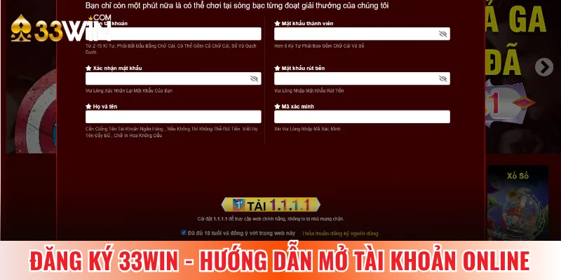 ảnh đại diện đăng ký 33win