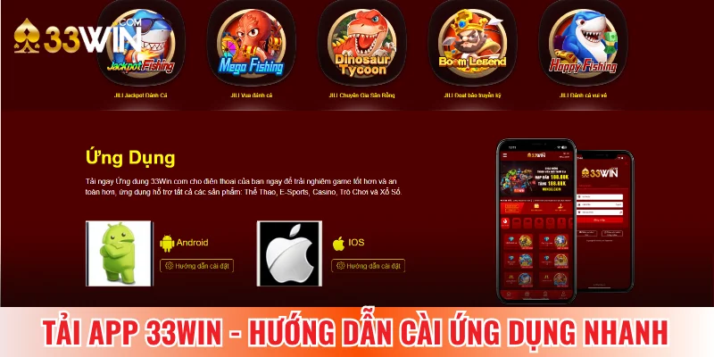 ảnh đại diện tải app 33win